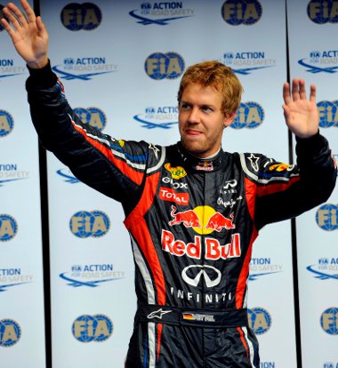 Vettel újabb győzelemnek örülhetett Belgiumban